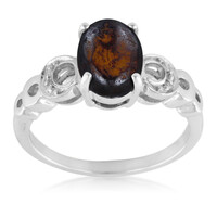 Anello in argento con Opale Boulder