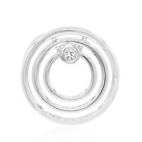 Ciondolo in argento con Topazio Bianco