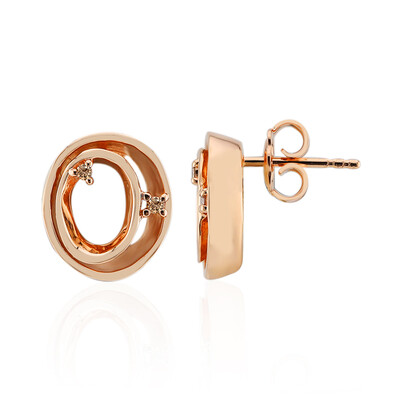 Orecchini in argento con Diamante Rose de France SI1 di Argyle (Annette)