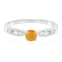 Anello in argento con Citrino