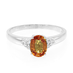 Anello in argento con Rubino Tramonto