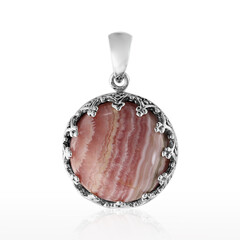 Ciondolo in argento con Rodocrosite (Art of Nature)