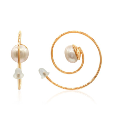Orecchini in argento con Perla di Acqua Dolce (TPC)