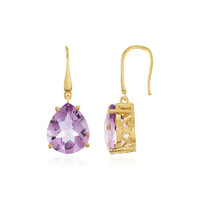 Orecchini in argento con Ametista Rose de France