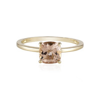 Anello in oro con Morganite del Madagascar
