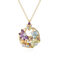 Collana in argento con Ametista Zambiana