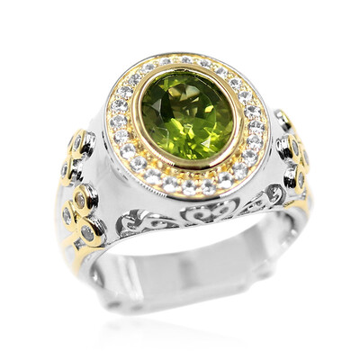 Anello in argento con Peridoto (Dallas Prince Designs)