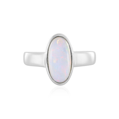 Anello in argento con Opale di Welo (MONOSONO COLLECTION)