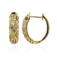 Orecchini in oro con Diamante Fancy SI2 (CIRARI)