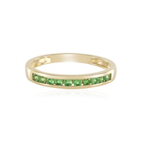 Anello in oro con Tsavorite