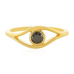 Anello in argento con Diamante Nero