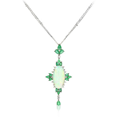 Collana in oro con Opale di Welo AAA (CIRARI)