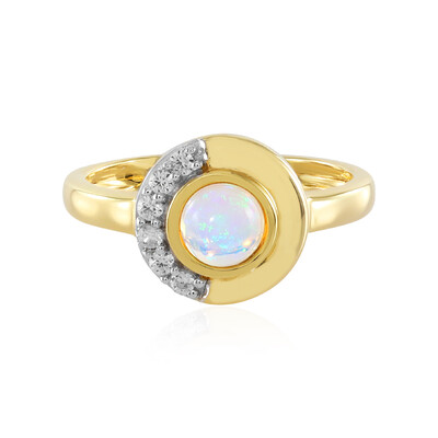 Anello in argento con Opale di Welo