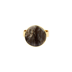 Anello in argento con Agata Prairie