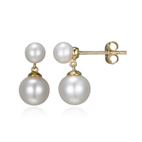 Orecchini in argento con Perla di Acqua Dolce