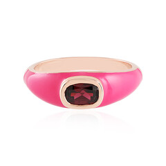 Anello in argento con Rodolite Lampone