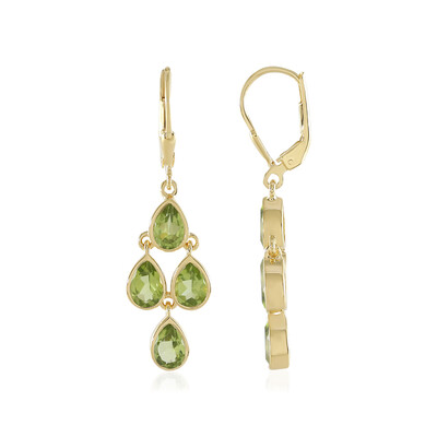 Orecchini in argento con Peridoto