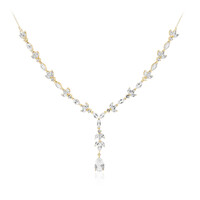 Collana in argento con Topazio Bianco