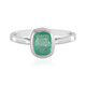 Anello in argento con Smeraldo Russo (Adela Silber)