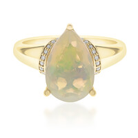 Anello in oro con Opale di Welo AAA (CIRARI)