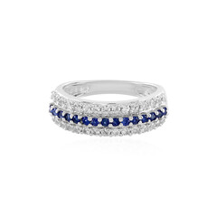 Anello in argento con Zaffiro Blu