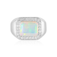Anello in argento con Opale di Welo