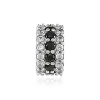 Ciondolo in argento con Spinello Nero