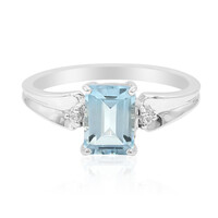 Anello in argento con Topazio Blu Cielo