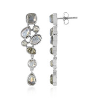 Orecchini in argento con Labradorite Ramata Maniry (KM by Juwelo)