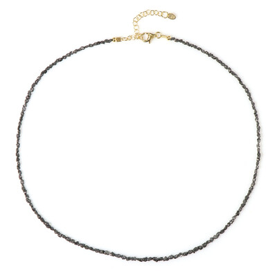 Collana in argento con Diamante Nero