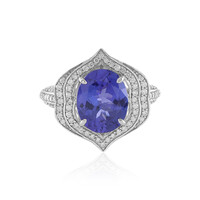 Anello in oro con Tanzanite AAA (de Melo)