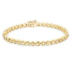Bracciale in argento con Citrino