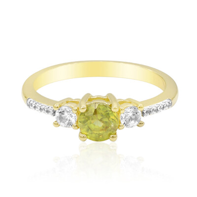 Anello in oro con Sfene