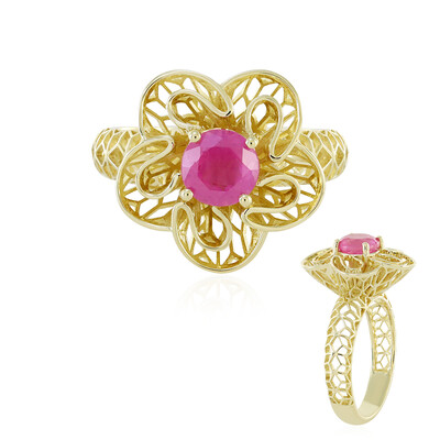 Anello in oro con Zaffiro Rosa del Madagascar (Ornaments by de Melo)