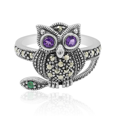 Anello in argento con Ametista