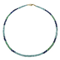 Collana in argento con Cianite del Nepal