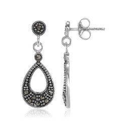 Orecchini in argento con Marcassite