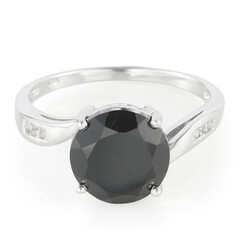 Anello in argento con Onice Nero