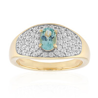 Anello in oro con Tormalina Petrolio (Mark Kaufman)