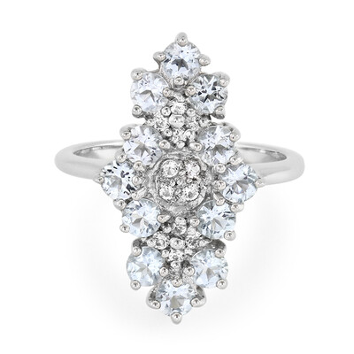 Anello in argento con Acquamarina