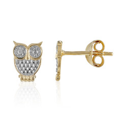 Orecchini in argento con Diamante I3 (I)