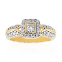 Anello in oro con Diamante IF (D)