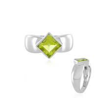 Anello in argento con Peridoto Arizona