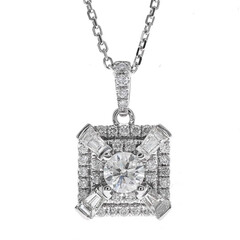 Collana in oro con Diamante SI2 (H) (CIRARI)