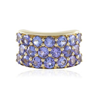 Anello in oro con Tanzanite AAA (de Melo)