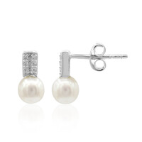 Orecchini in argento con Perla di Acqua Dolce