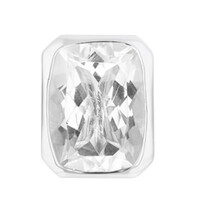 Ciondolo in argento con Quarzo Bianco