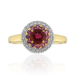 Anello in oro con Rubellite Nigeriana (Mark Kaufman)
