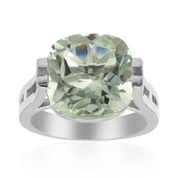 Anello in argento con Ametista Verde (Pallanova)