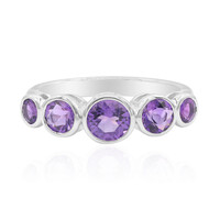 Anello in argento con Ametista Boliviana